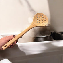 Load image into Gallery viewer, Bamboo Straining Spoon [Online Only]
