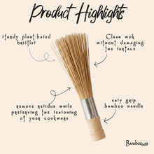 Load image into Gallery viewer, Bamboo Wok Cleaning Brush [Online Only]
