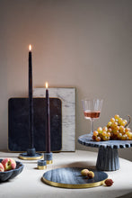 Load image into Gallery viewer, Verona Black Marble Round Charger [Online Only]

