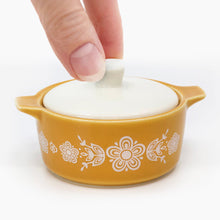 Load image into Gallery viewer, Pyrex-Inspired Butterfly Gold Casserole Ceramic Trinket Box [Online Only]
