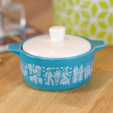 Load image into Gallery viewer, Pyrex-Inspired Butterprint Casserole Ceramic Trinket Box [Online Only]
