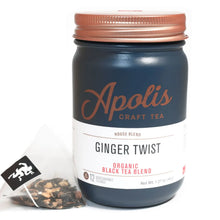 Load image into Gallery viewer, Apolis Tea Organic Ginger Twist Tea Bags
