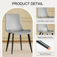 Load image into Gallery viewer, Modern Dining Chair With Carbon Steel Legs [Online Only]
