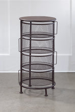 Load image into Gallery viewer, Mesh Swivel 4-Bin Drawer Table
