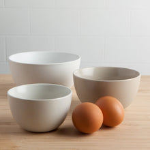 Load image into Gallery viewer, Matte White Prep Bowls (set of 3)
