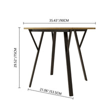 Load image into Gallery viewer, Round Dining Table for 2-4 People - Rustic Brown [Online Only]

