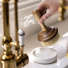 Load image into Gallery viewer, Marble Soap &amp; Brush Holder
