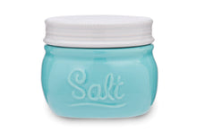 Load image into Gallery viewer, Blue Mason Jar Salt Cellar
