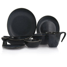 Load image into Gallery viewer, 20-oz Graphite Blue Porcelain Bowl

