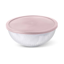 Load image into Gallery viewer, Glass Mixing Bowl 8-Piece Set w/Blush Lids
