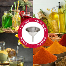 Load image into Gallery viewer, Kitchen Condiment Mini Funnel Set
