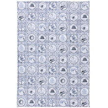 Load image into Gallery viewer, Indigo Tile Kitchen Towel
