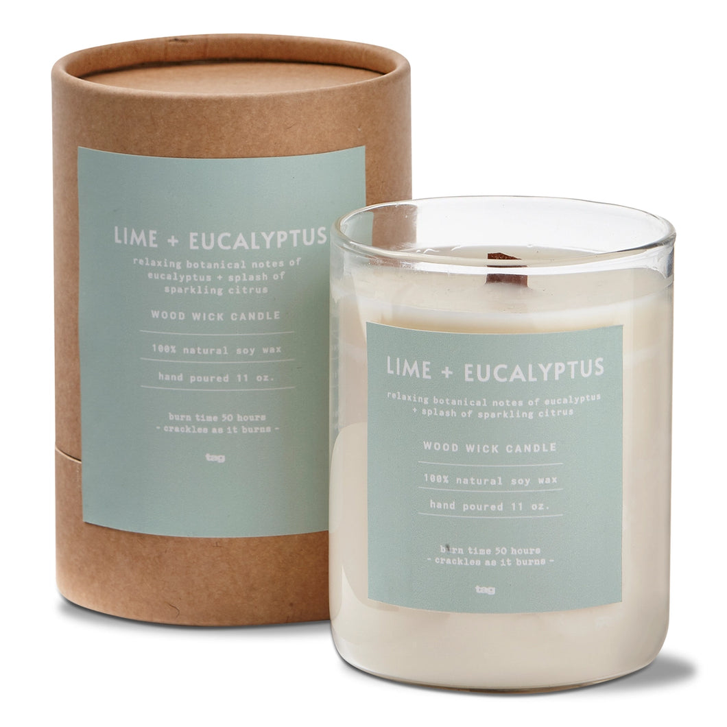 Lime and Eucalyptus Fragrant Candle