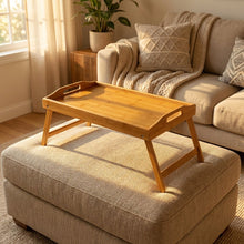 Load image into Gallery viewer, Bamboo Bed Tray | Collapsible [Online Only]
