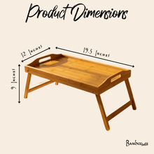 Load image into Gallery viewer, Bamboo Bed Tray | Collapsible [Online Only]
