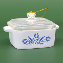 Load image into Gallery viewer, Mini Cornflower Ornament – Corning Ware–Inspired Casserole [Online Only]
