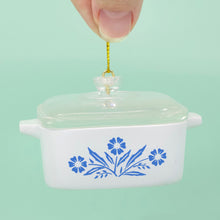Load image into Gallery viewer, Mini Cornflower Ornament – Corning Ware–Inspired Casserole [Online Only]
