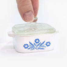 Load image into Gallery viewer, Mini Cornflower Trinket Box – Corning Ware–Inspired Casserole [Online Only]
