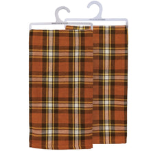 Load image into Gallery viewer, Fall Plaid Kitchen Towel
