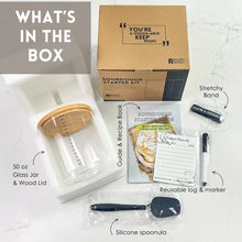 Load image into Gallery viewer, Sourdough Starter Kit with 50 oz Glass Jar
