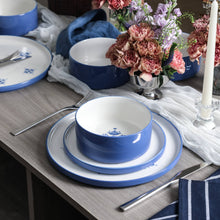 Load image into Gallery viewer, Cobalt Porcelain Dinnerware Set (Blue) | Stone + Lain

