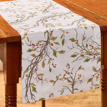 Load image into Gallery viewer, Fall Berries Table Runner 36" L
