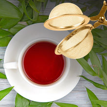 Load image into Gallery viewer, Gold Mesh Snap Tea Ball Infuser

