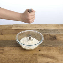 Load image into Gallery viewer, Stainless Steel Rotary Whisk Blender
