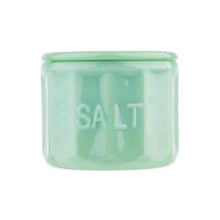 Load image into Gallery viewer, Jadeite Glass Salt Cellar with Lid
