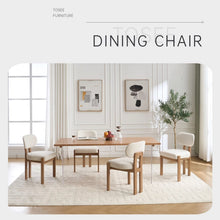 Load image into Gallery viewer, Dining Chairs With Ergonomic Backrest And Adjustable Feet (Set of 2) [Online Only]
