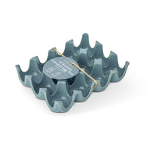 Load image into Gallery viewer, Speckled Blue Ceramic Egg Tray 12 Section
