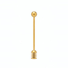 Load image into Gallery viewer, Stainless Steel Honey Dipper, Gold Finish
