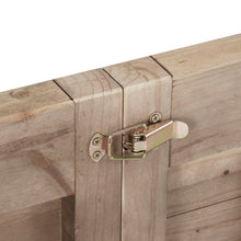 Load image into Gallery viewer, Rustic Dining Table with Metal Support in Natural Pine Wood Finish [Online Only]
