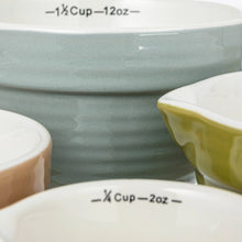 Load image into Gallery viewer, Stoneware Batter Bowl Measuring Cups
