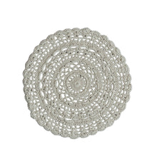 Load image into Gallery viewer, Recycled Cotton Blend Crocheted Placemat

