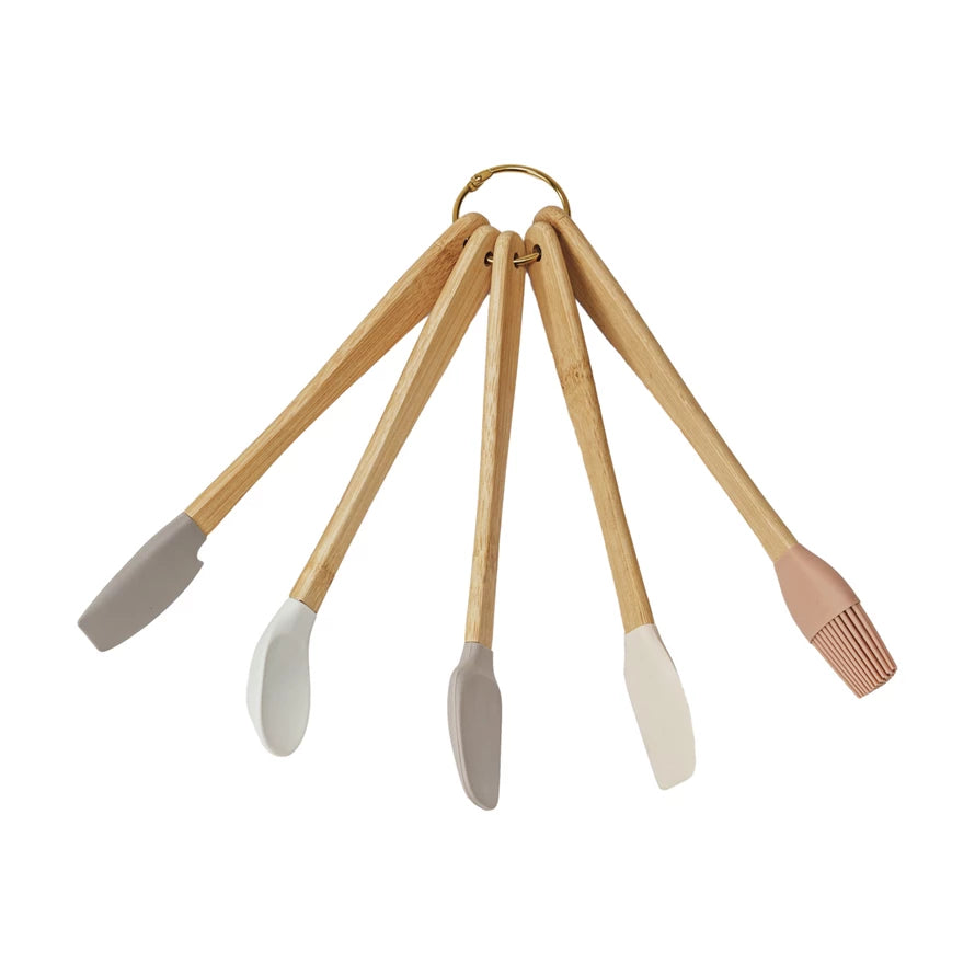 Mini Silicone Kitchen Utensils (set of 5)