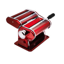Load image into Gallery viewer, Fantes Red Pasta Machine with Double Pasta Cutter
