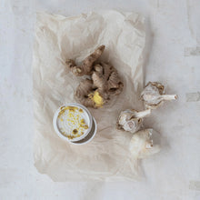 Load image into Gallery viewer, Stoneware Garlic/Ginger Grater/Storage Bowl
