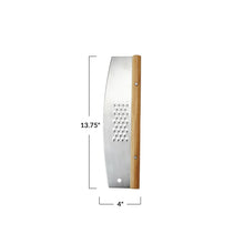 Load image into Gallery viewer, Stainless Steel &amp; Rubberwood Pizza Cutter w/ Grater
