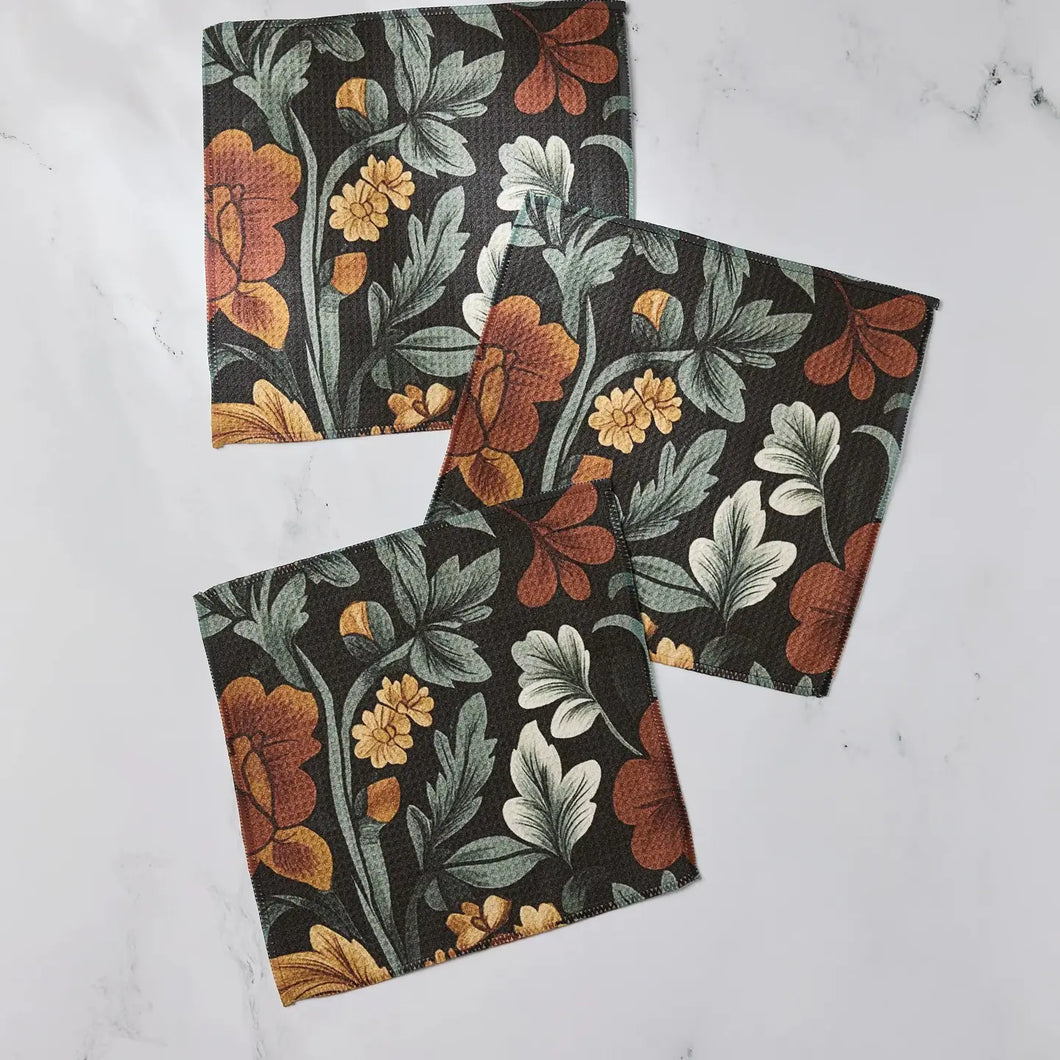 Geometry Classic Floral Dishcloth Set