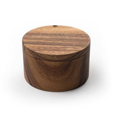 Load image into Gallery viewer, Ironwood Appalachian Salt Cellar, Acacia, 4" x 4" x 2.5"

