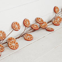 Load image into Gallery viewer, Faux Orange Slices 4ft Garland
