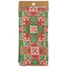 Load image into Gallery viewer, Merry &amp; Bright Quilt Kitchen Towel
