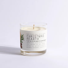 Load image into Gallery viewer, Christmas Hearth Medium Glass Just Bee Candle
