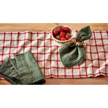 Load image into Gallery viewer, Farmhouse Check Runner Red
