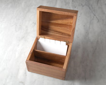Load image into Gallery viewer, Ironwood Acacia Recipe Box
