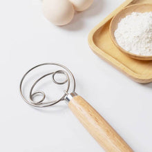 Load image into Gallery viewer, Dough Whisk with Wooden Handle
