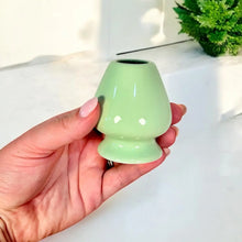 Load image into Gallery viewer, Bamboo Matcha Whisk and Porcelain Holder Set
