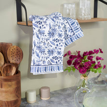 Load image into Gallery viewer, Blue Florals Kitchen Towel
