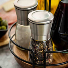 Load image into Gallery viewer, 6 oz Glass Salt &amp; Pepper Grinding Mill, Set of 2
